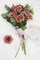 12-Piece Dusty Rose Artificial Roses – Long Stem Silk Flowers for Wedding Bouquets, Centerpieces, Party & Home Decor